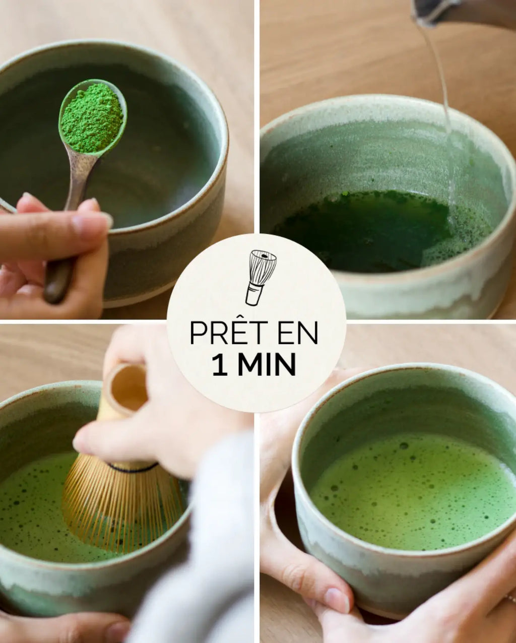 DUO INDISPENSABLES : THÉ MATCHA CÉRÉMONIE BIO & THÉ HOJICHA BIO Anatae