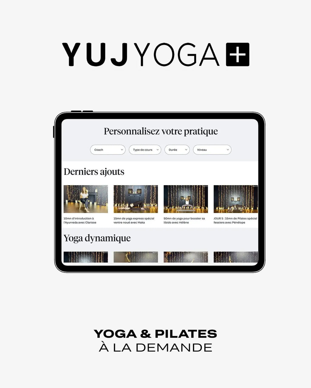 Abonnement YUJ YOGA + (Copie) YUJ Paris